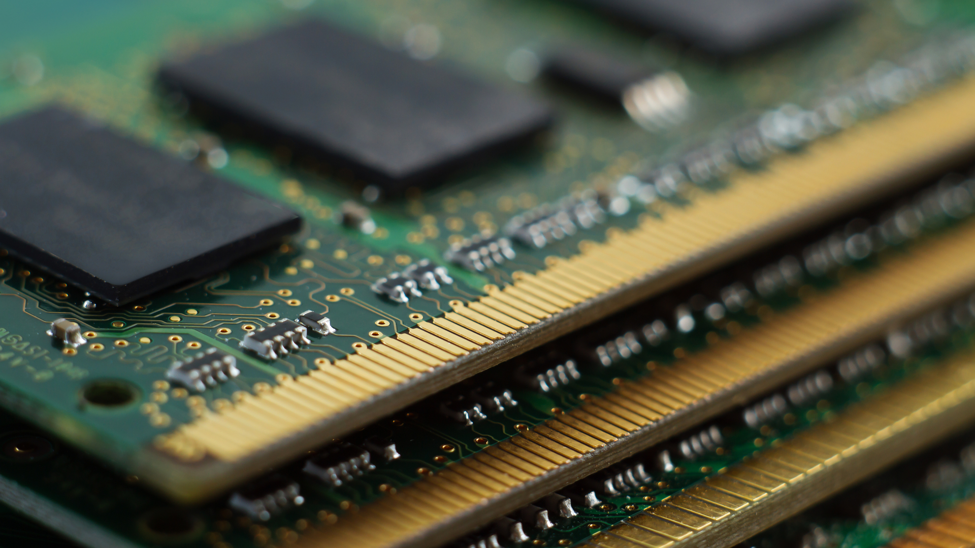 RAM sticks stacked on top of each other