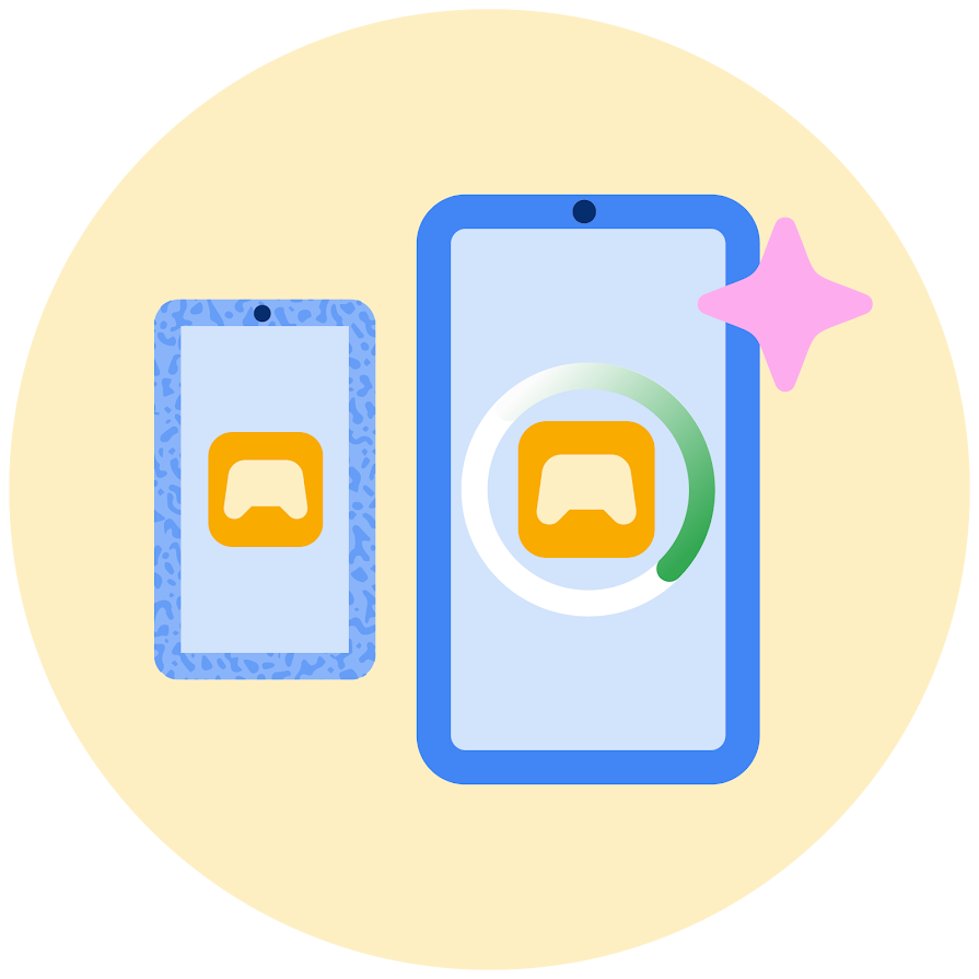 Reinstall apps on a new or another device